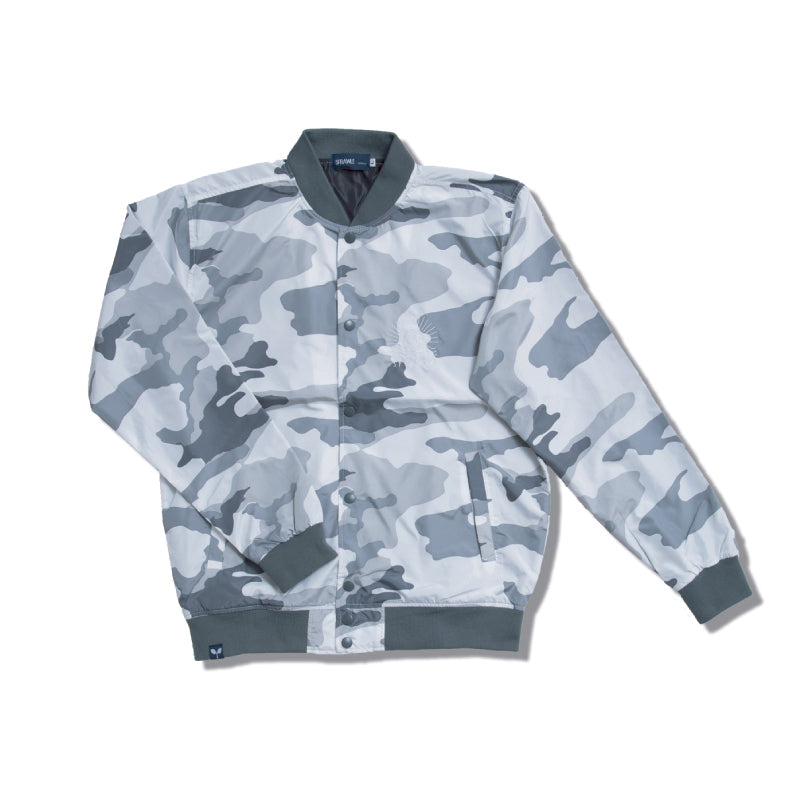 SUN WAVE STADIUM Mens Jacket SSL-313(J) White camo