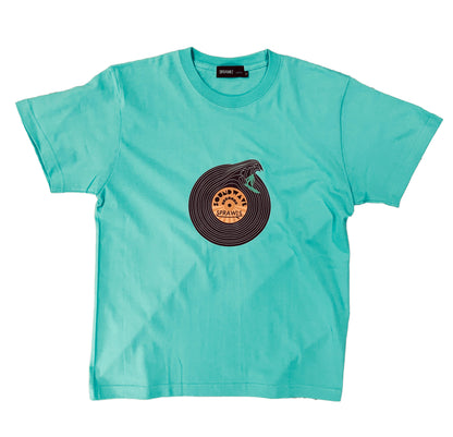 Record wave graphic Tee 5.6oz SSL-412