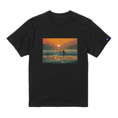 Sunset graphic Tee 5.6oz SSL-492