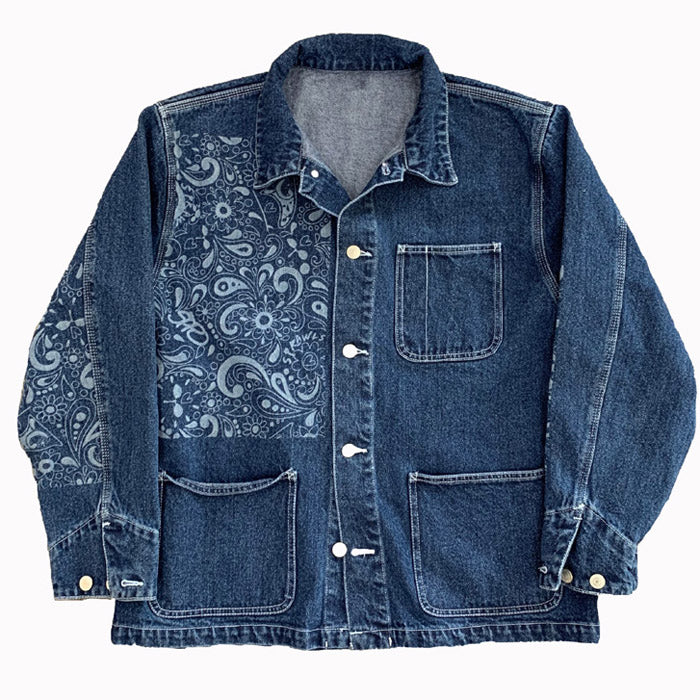 Paisley Pattern Coveralls Jacket SSL-515