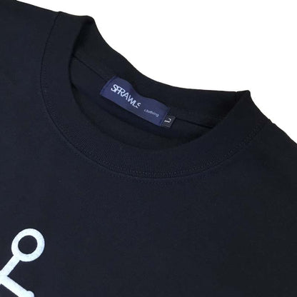 Tシャツ　発砲プリント　イカリデザイン