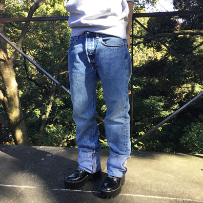 RE CUT SUPPLY×SPRAWLS コラボアイテム Levis501 リメイクデニム SAD-006